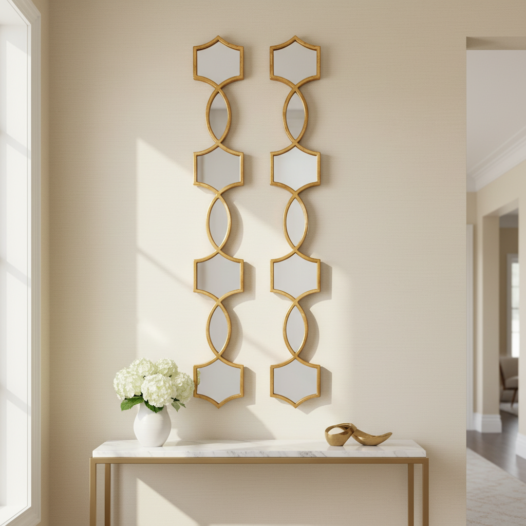 Gold Vizela Mirrors, S/2 Mirrors| Uttermost