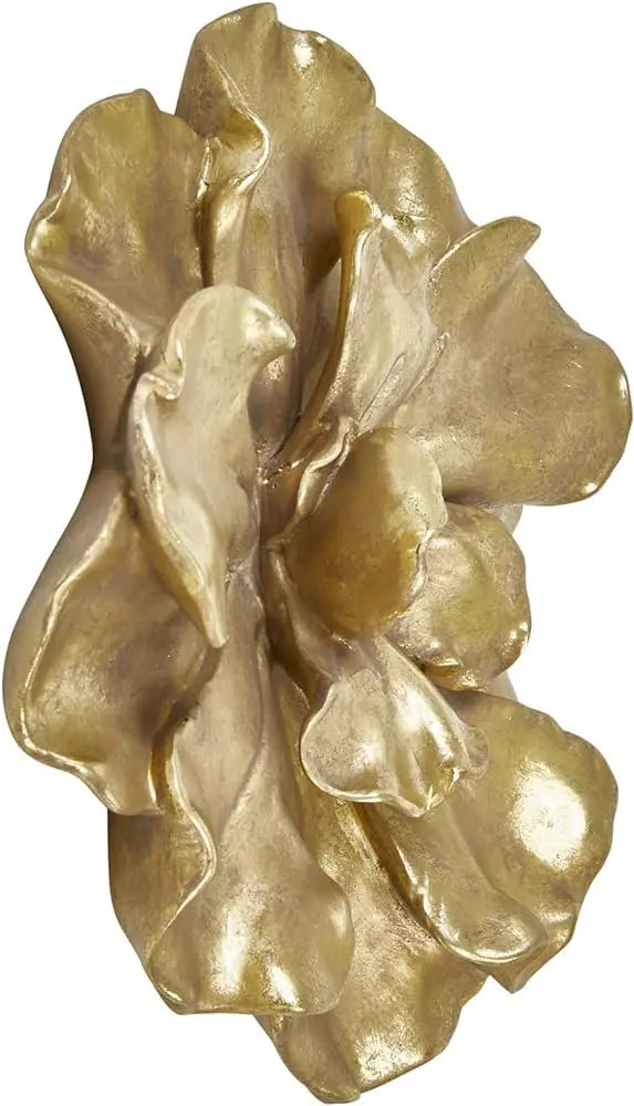 GOLD WALL FLOWER 20" Wall Decors| Sagebrook Home