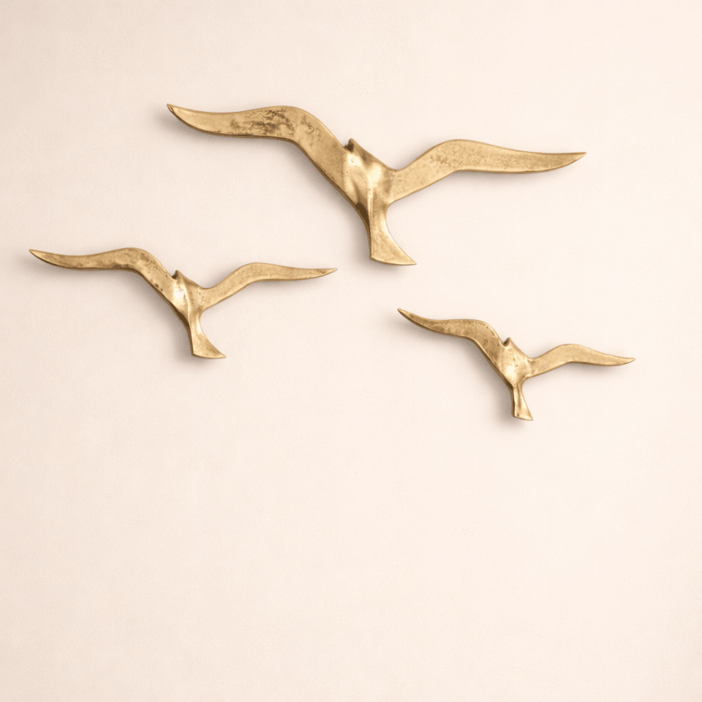 Golden Birds Wall Décor - Set of 3 Wall Decors| Roots Furniture
