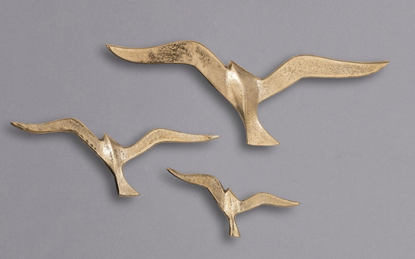 Golden Birds Wall Décor - Set of 3 Wall Decors| Roots Furniture