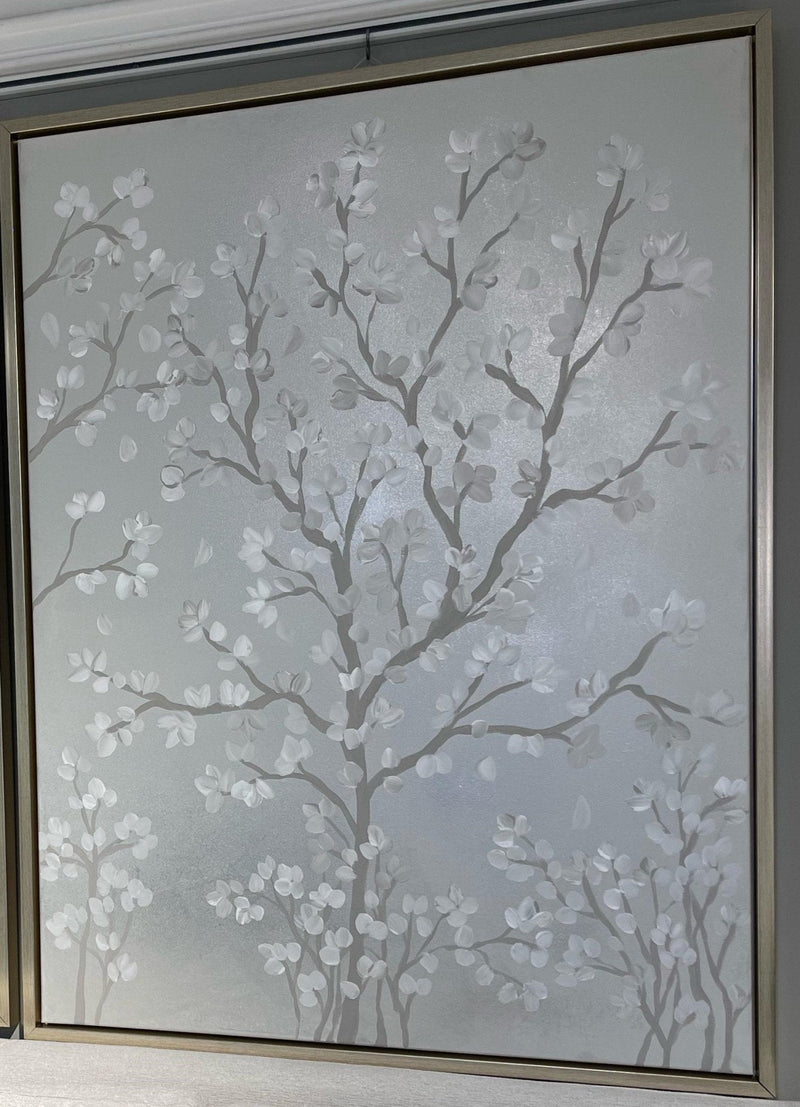 Golden Blossom 2 - Wall Paintings - Al Rugaib Furniture