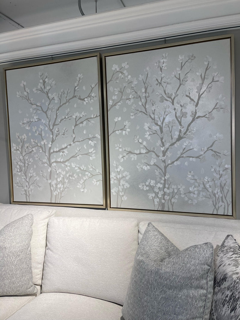 Golden Blossom 2 - Wall Paintings - Al Rugaib Furniture