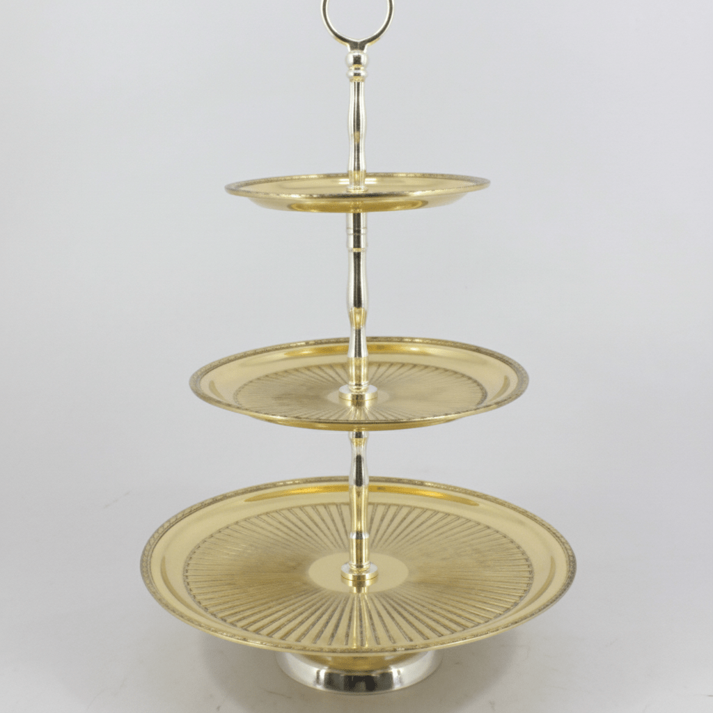 Golden Elegance 3-tier Stand Kitchen tools| Roots Furniture
