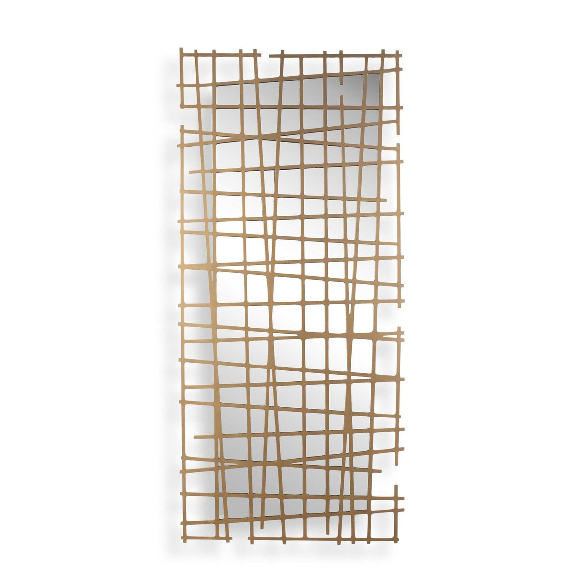 Golden Intersection Mirrored Wall Decor Wall Art| Uttermost