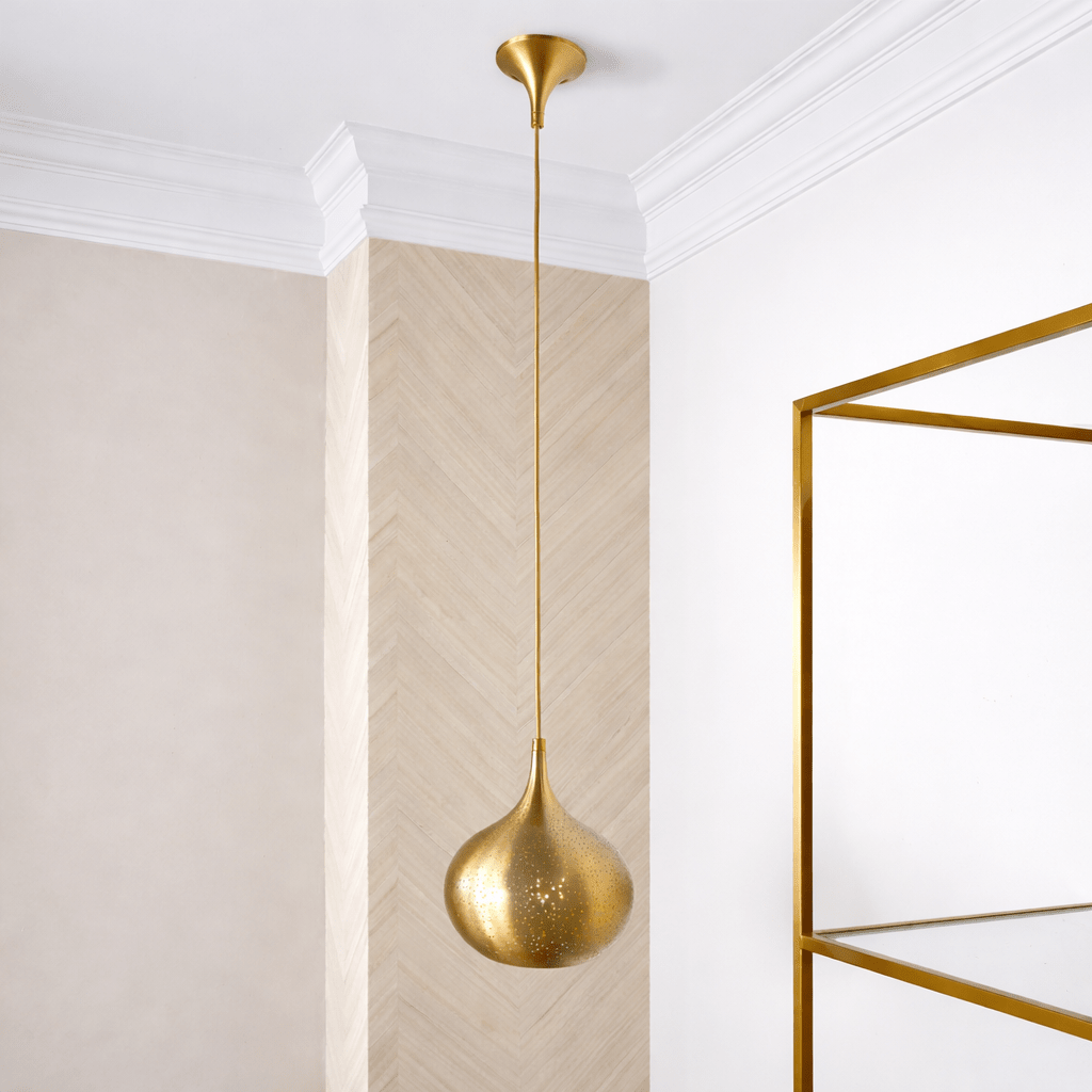 Golden Onion Pendant chandeliers| Uttermost