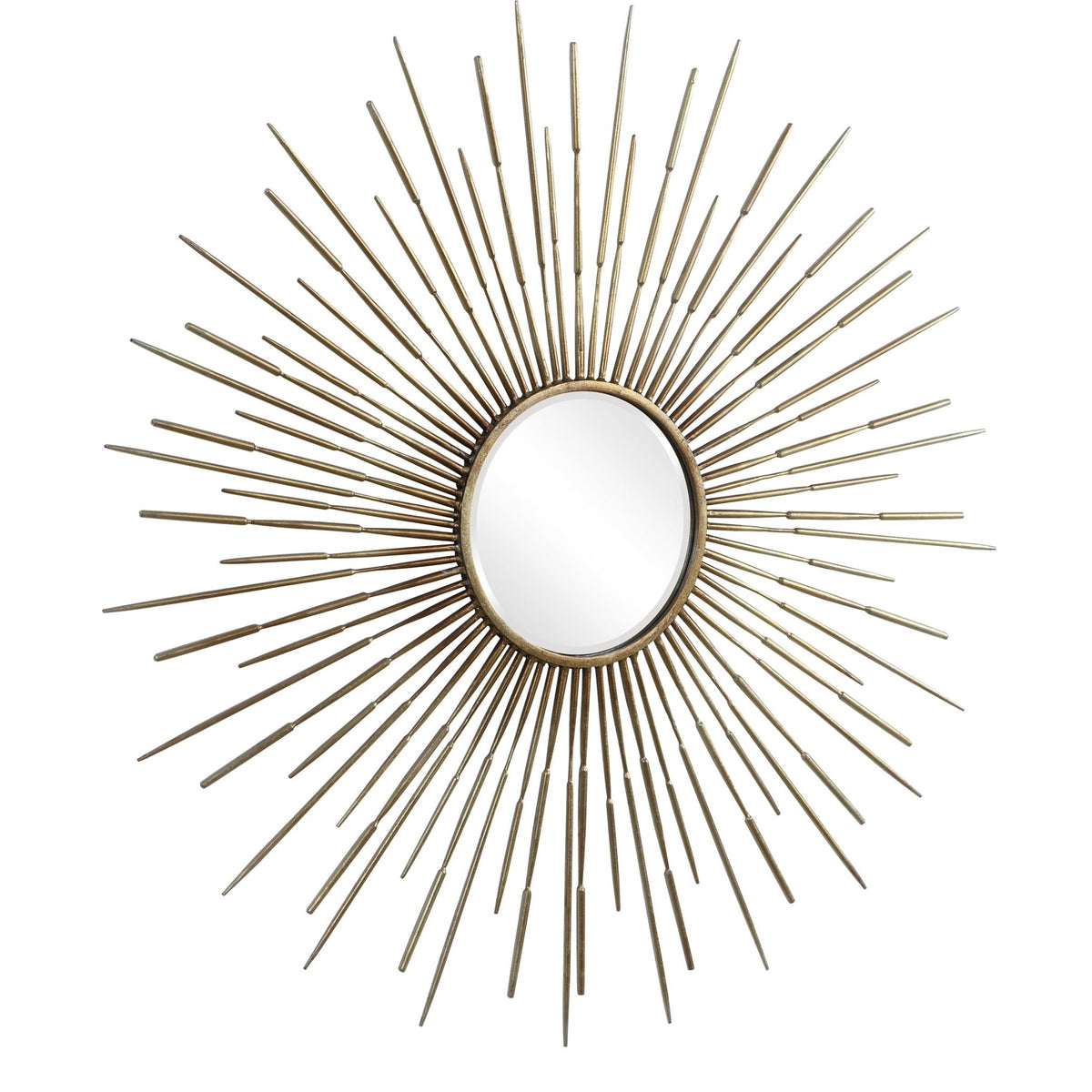 Golden Rays Round Mirror Mirrors| Uttermost