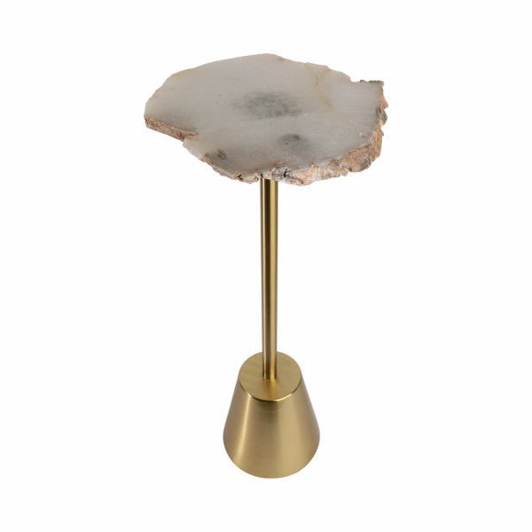 Golden stone accent Table Accent & End Tables| Sagebrook Home
