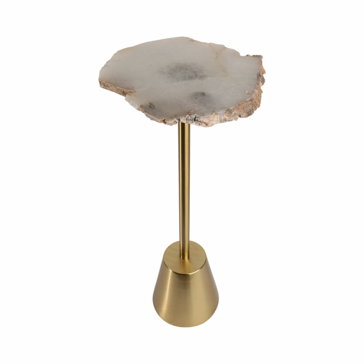 Golden stone accent Table Accent & End Tables| Sagebrook Home