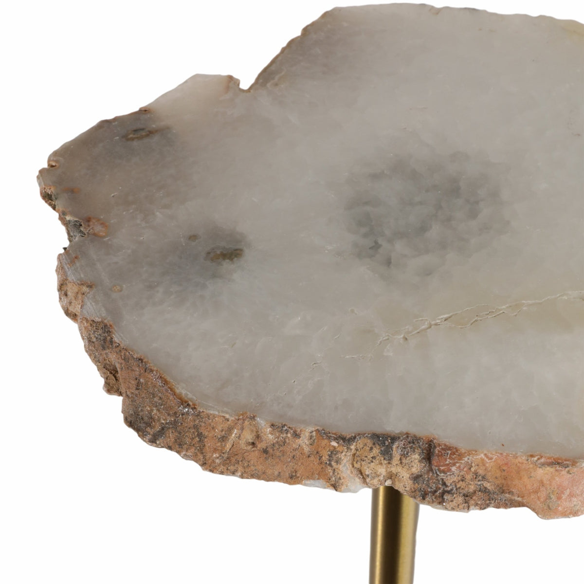 Golden stone accent Table Accent & End Tables| Sagebrook Home