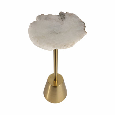 Golden stone accent Table - Al Rugaib Furniture