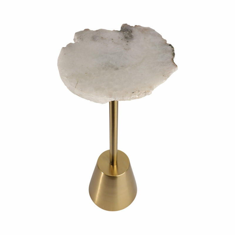 Golden stone accent Table - Al Rugaib Furniture