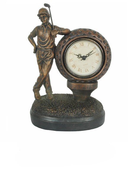Golfer Clock Table Decors| Crestview