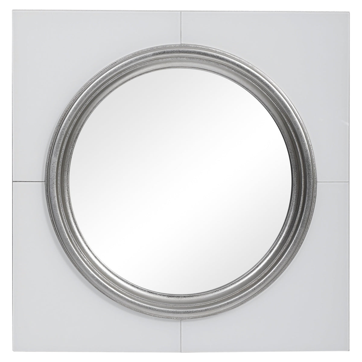 Gouveia Square Mrr, White Mirrors| Uttermost