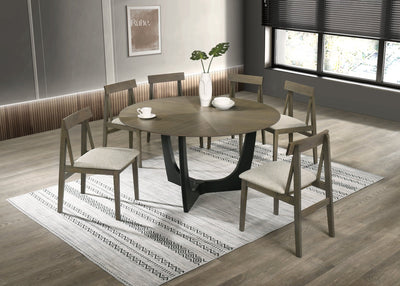 Grace Antique Oak Dining Table - Al Rugaib Furniture