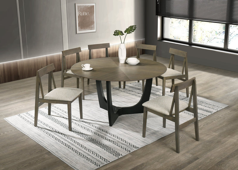 Grace Antique Oak Dining Table - Al Rugaib Furniture