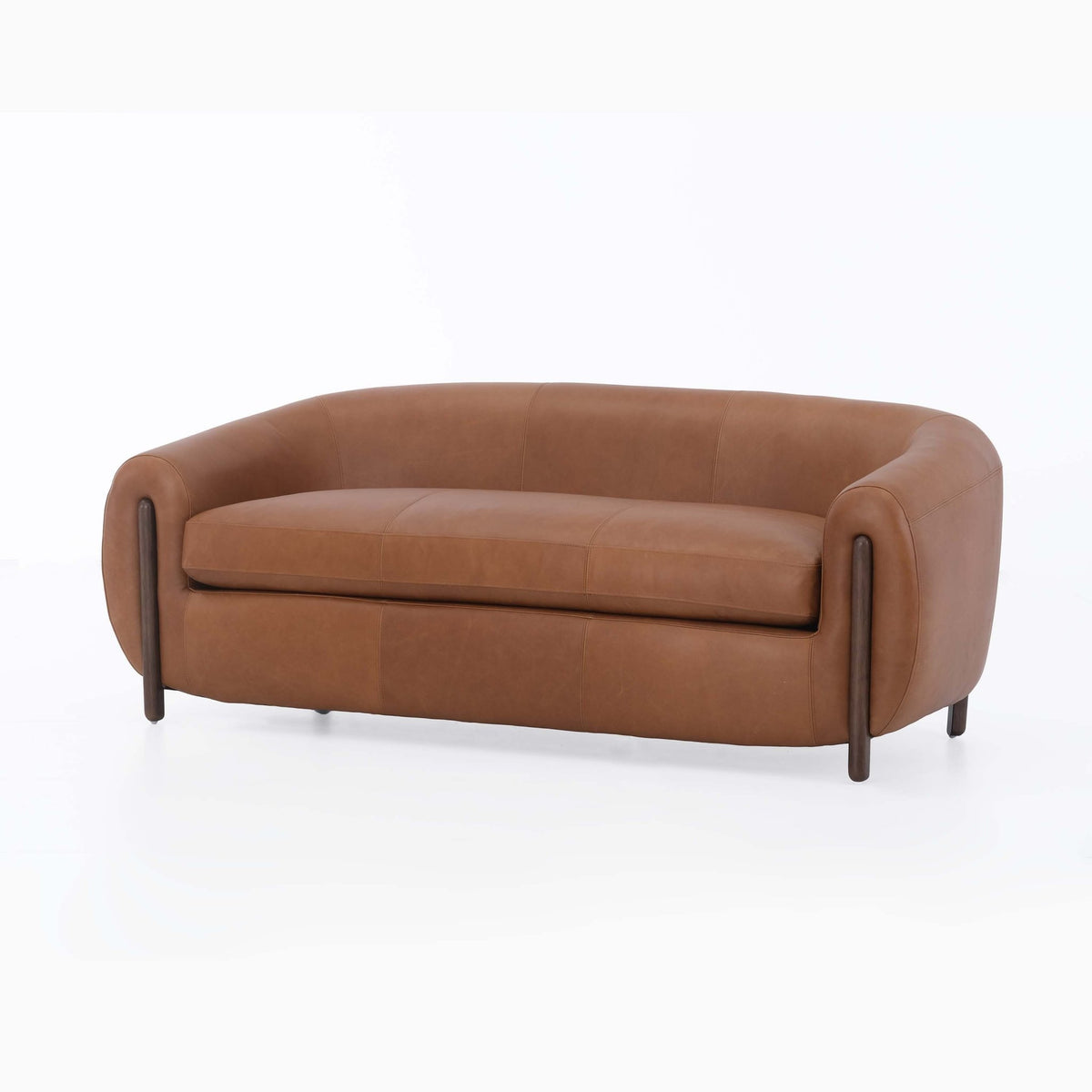 Grace Brown Leather Loveseat (188Cm) Sofas & Loveseats| Roots Furniture