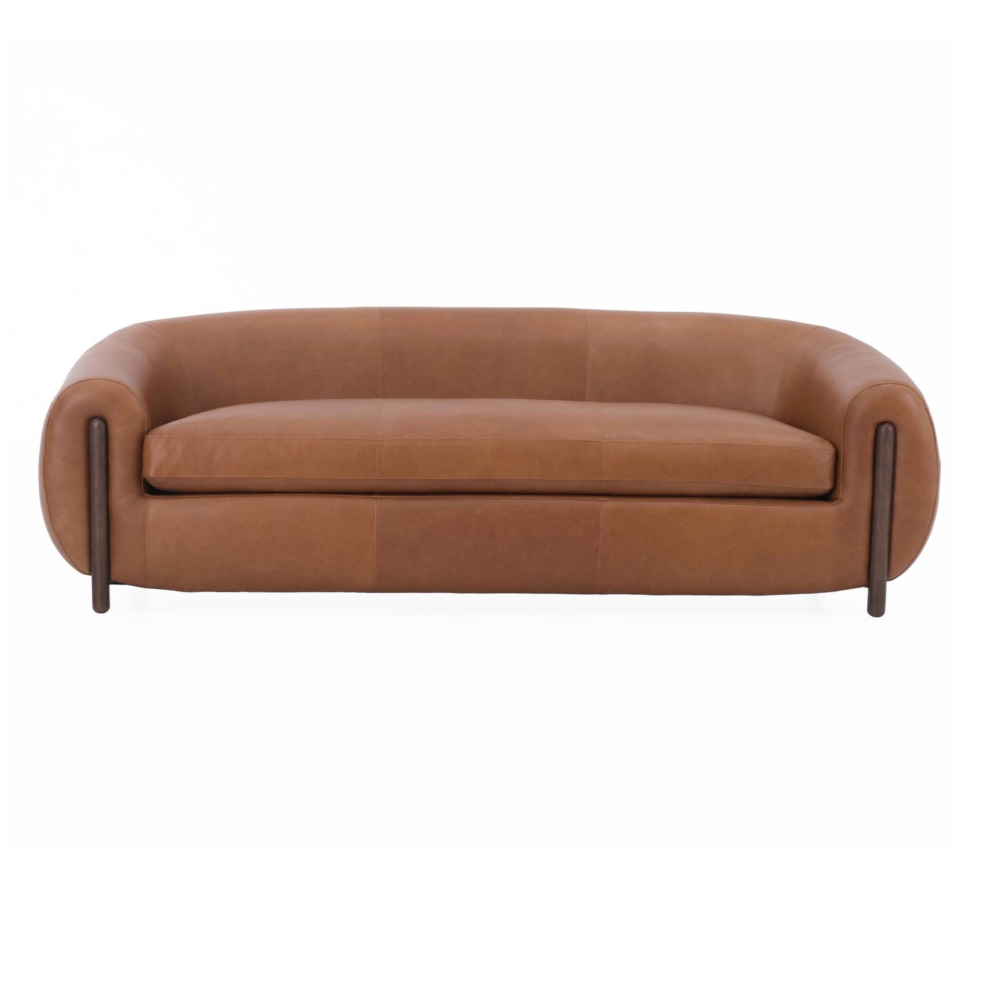 Grace Brown Leather Sofa (220Cm) Sofas & Loveseats| Roots Furniture