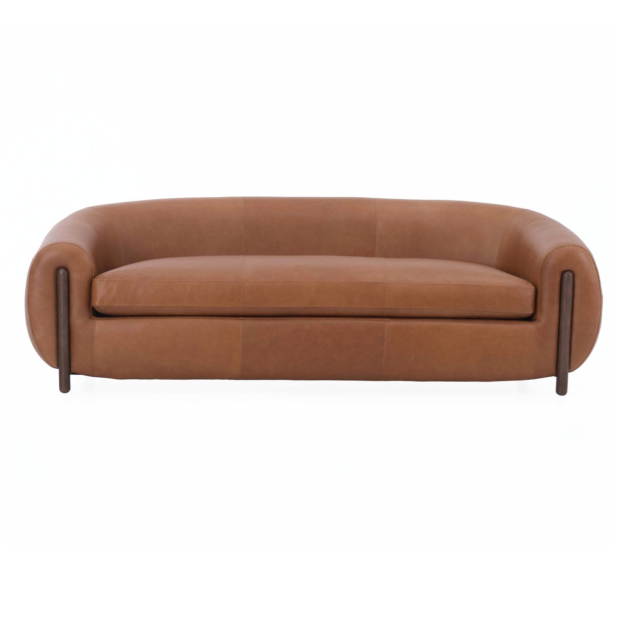 Grace Brown Leather Sofa (220Cm) Sofas & Loveseats| Roots Furniture