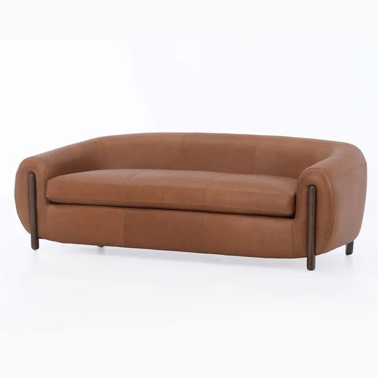 Grace Brown Leather Sofa Set Living Room Sets| Roots Furniture