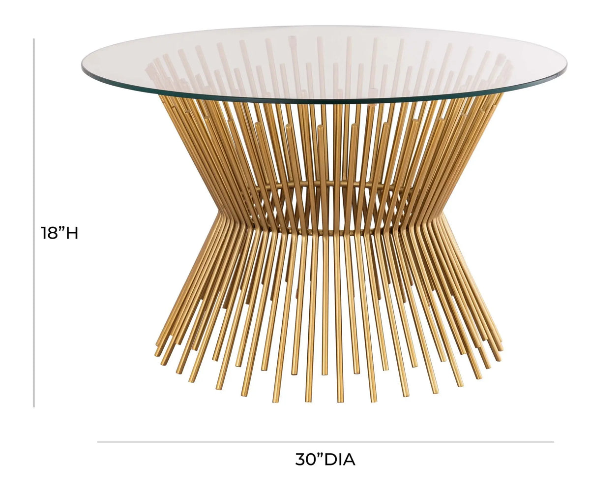 Grace Glass Coffee Table Coffee Tables| TOV