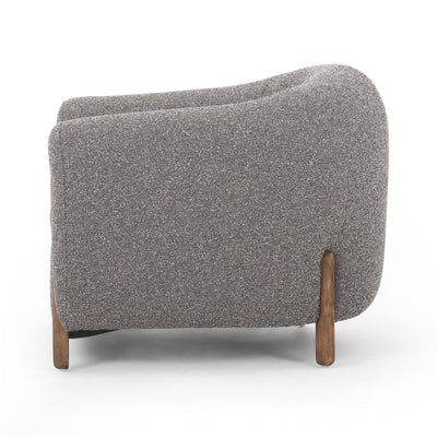 Grace Grey Boucle Arm Chair (96cm) - Al Rugaib Furniture