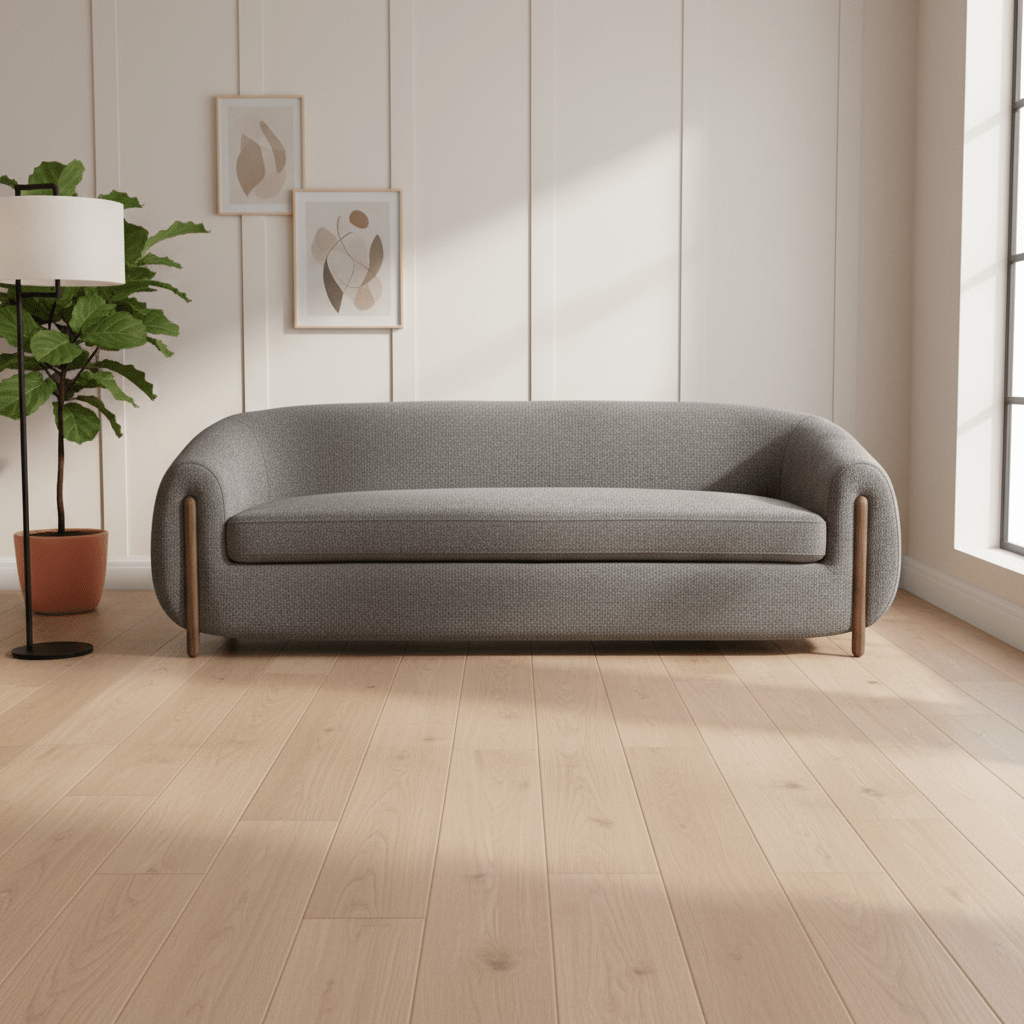 Grace Grey Boucle Sofa (220cm) Sofas & Loveseats| Roots Furniture
