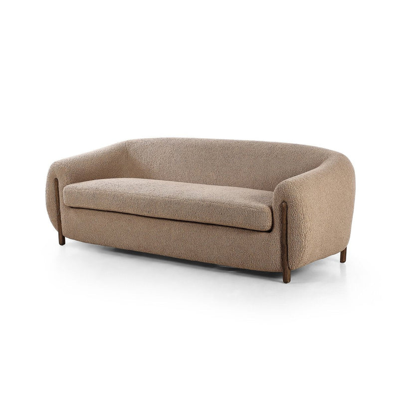 Grace Oat Boucle Sofa (220cm) - Al Rugaib Furniture
