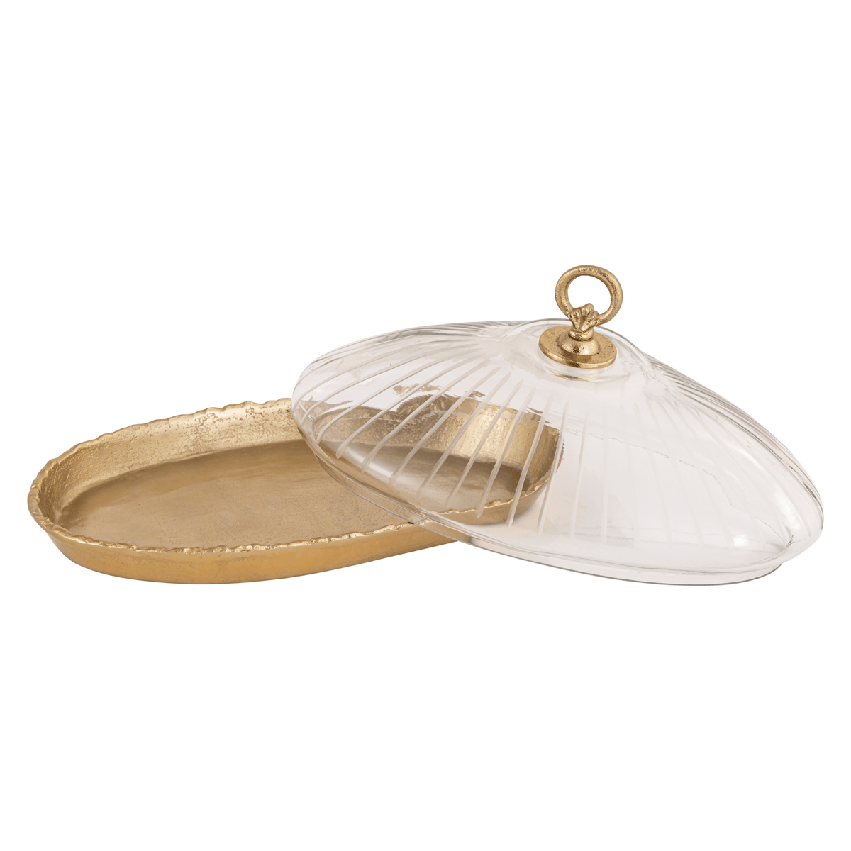 Grand Gourmet Glass Dome Platter Tray| Roots Furniture