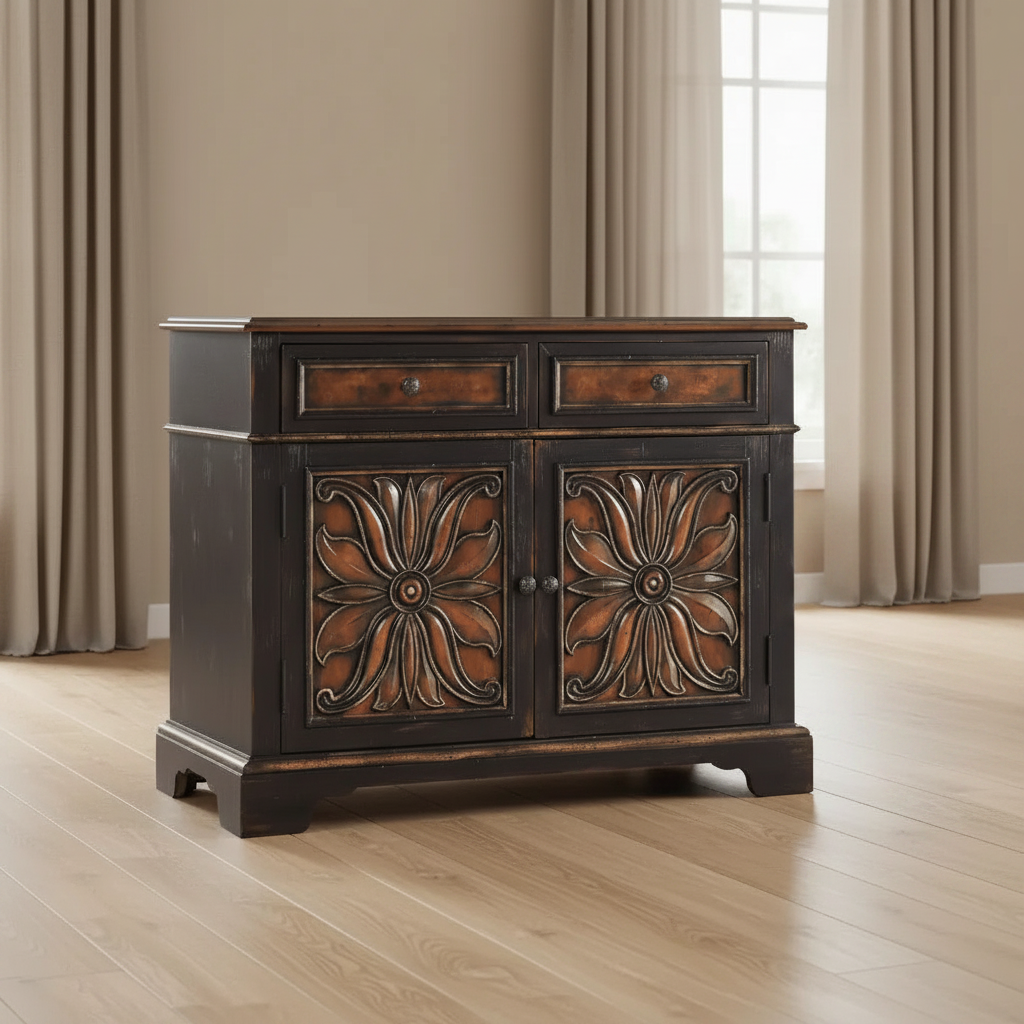 Grandover Two Drawer Two Door Chest Cabinets & Chests| Hooker