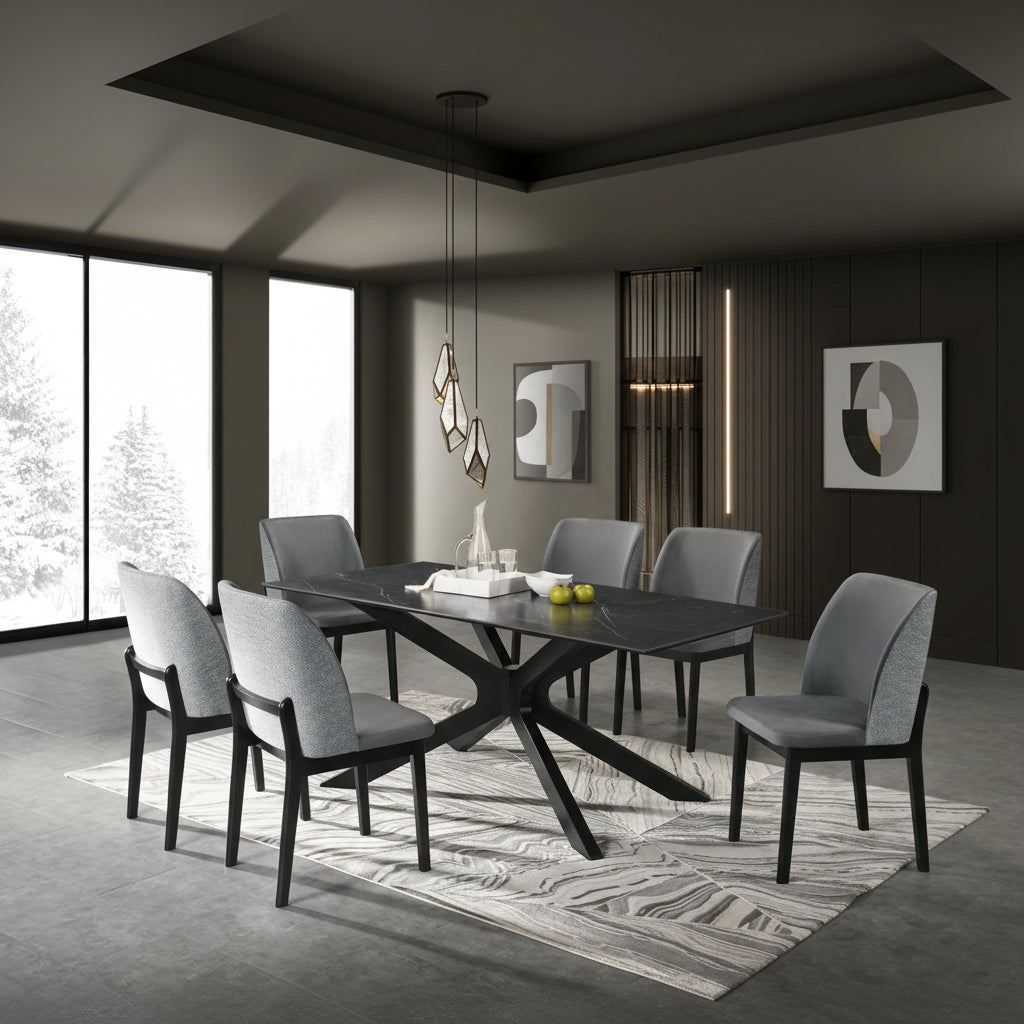 Grano Black Dining Table Dining Tables| Roots Furniture