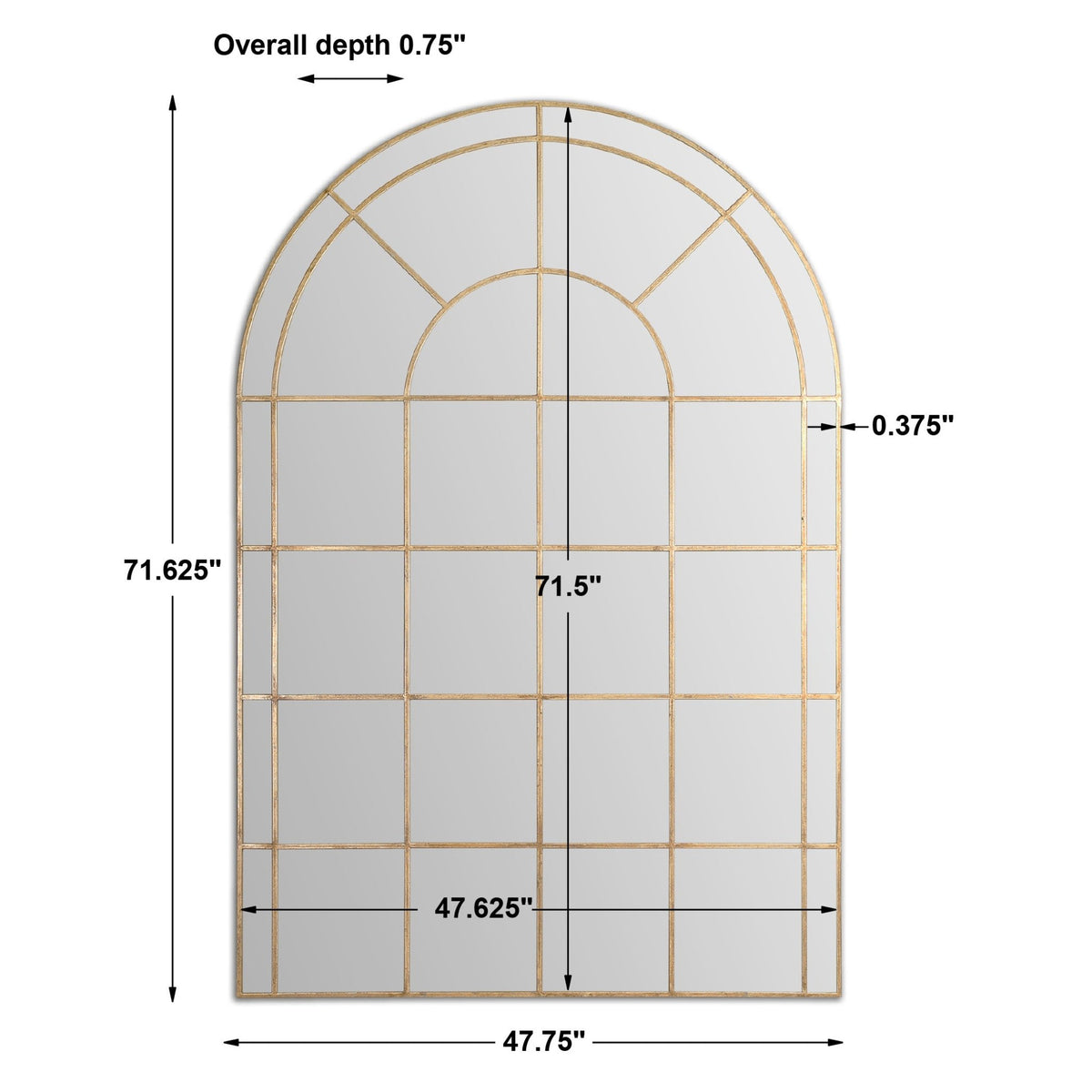 Grantola Silver Arch Mirror Mirrors| Uttermost