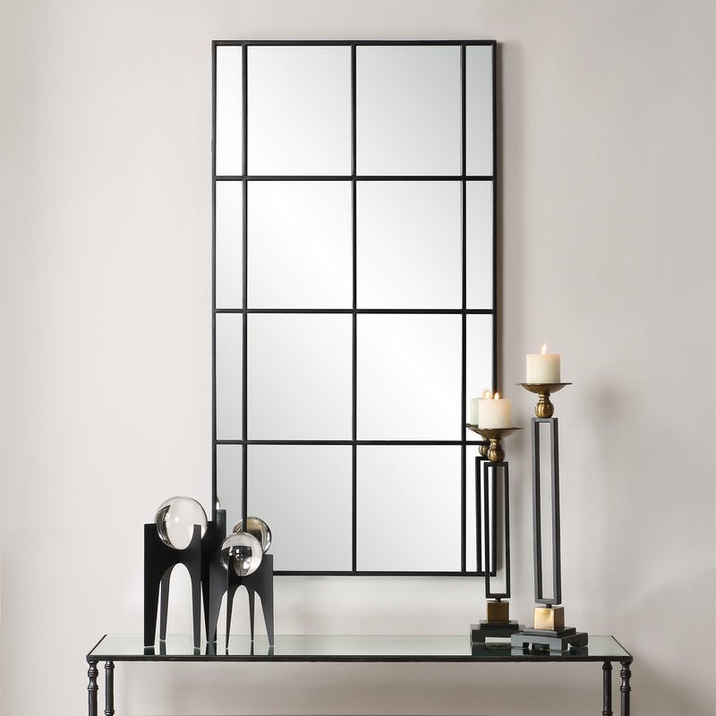 Grantola Rectangle Mirror, Black Mirrors| Uttermost