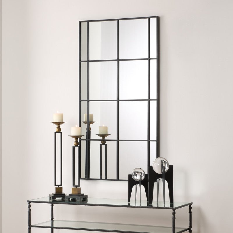 Grantola Rectangle Mirror, Black Mirrors| Uttermost