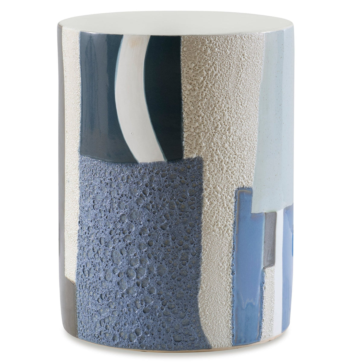 Graph Garden Stool - Blue Table Decors| Uttermost