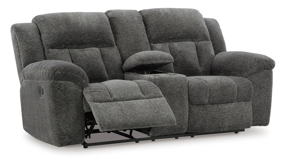 Graphite Frohn Motion set Recliners| Ashley Homestore