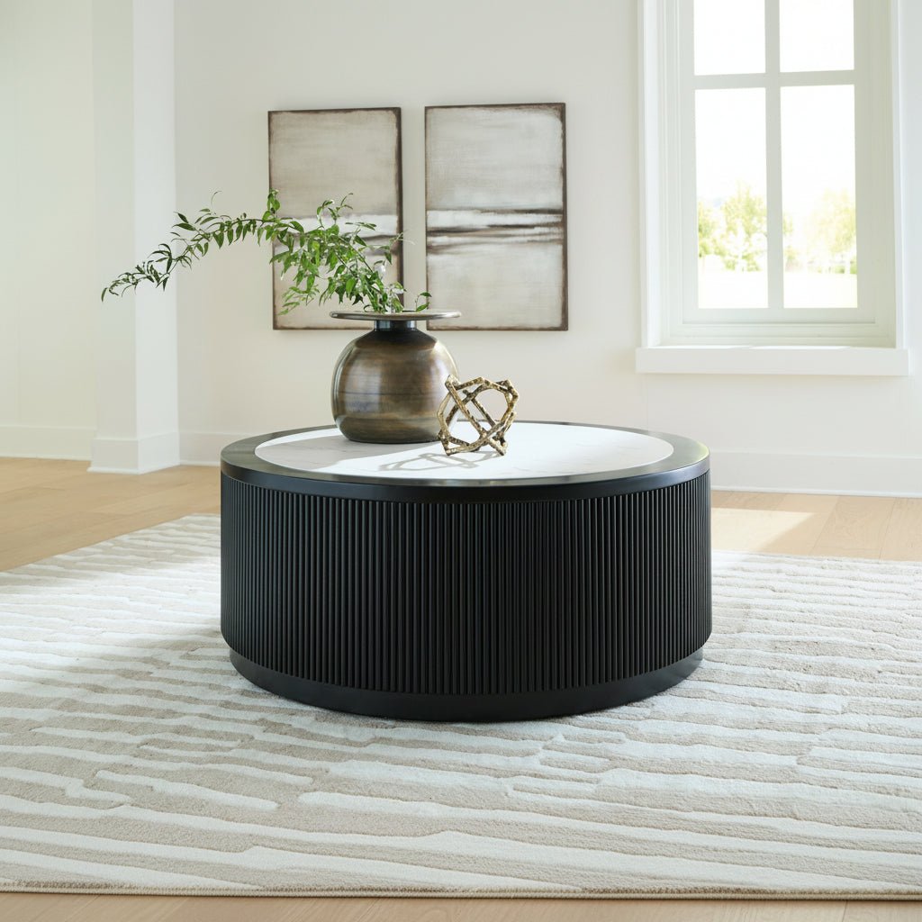 Grayman Round Cocktail Table Coffee Tables| Ashley Homestore