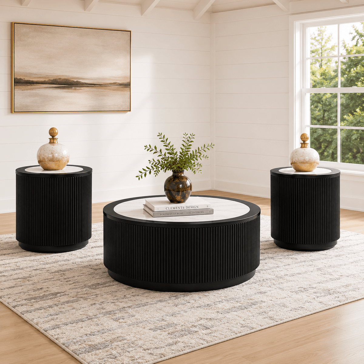Grayman Round Table Set Table Sets| Ashley Homestore