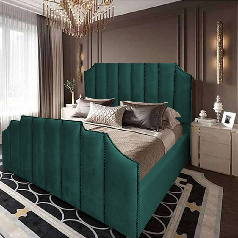 In House | Taj Bed Frame Velvet - 200x180 cm