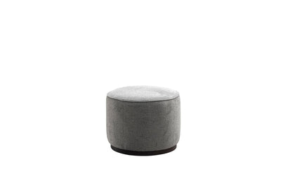 Grey Linen Ottoman W55.5xH44cm - Al Rugaib Furniture
