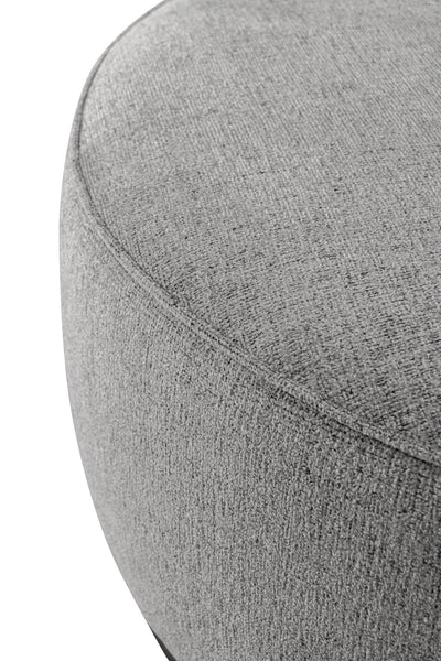 Grey Linen Ottoman W91xH36cm - Al Rugaib Furniture
