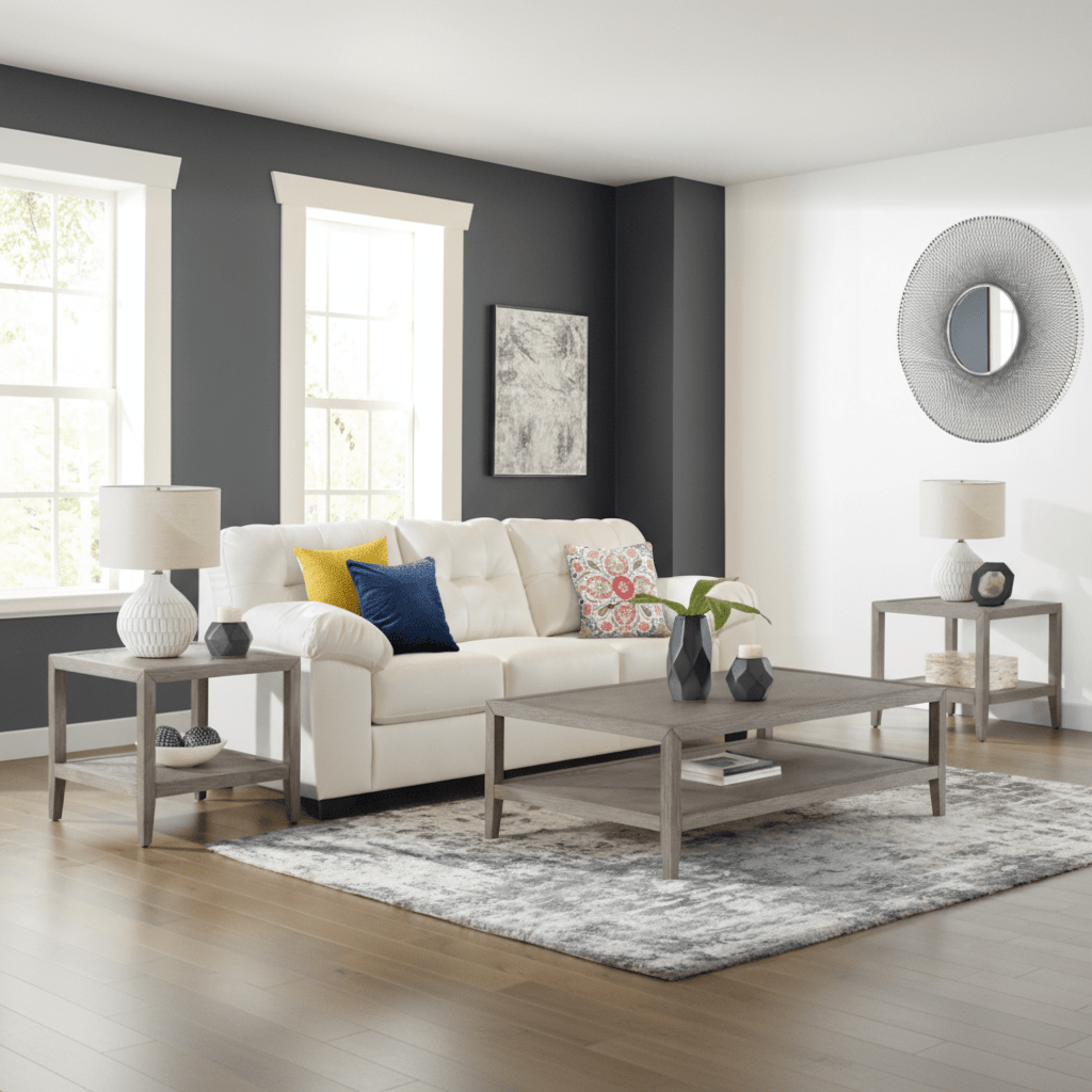 Grey Oak Wood Coffee Table Coffee Tables| Roots Furniture
