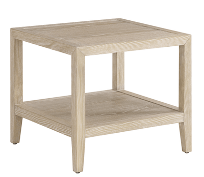 Grey Oak Wood Side Table - Al Rugaib Furniture
