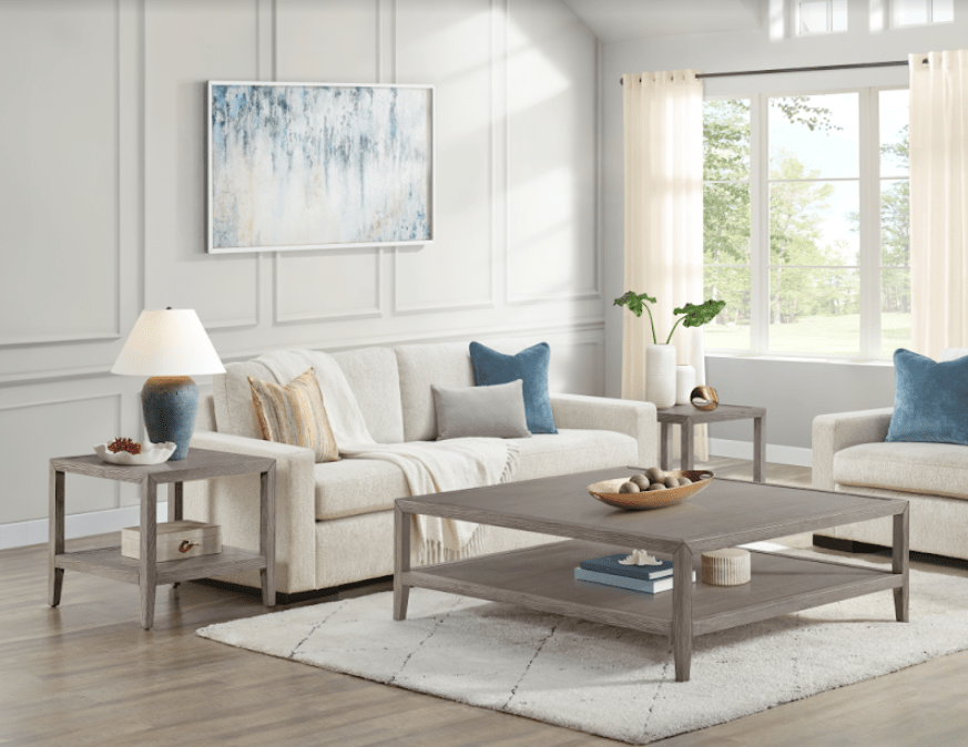 Whitewashed Oak Wood SideTable Coffee Tables| Roots Furniture