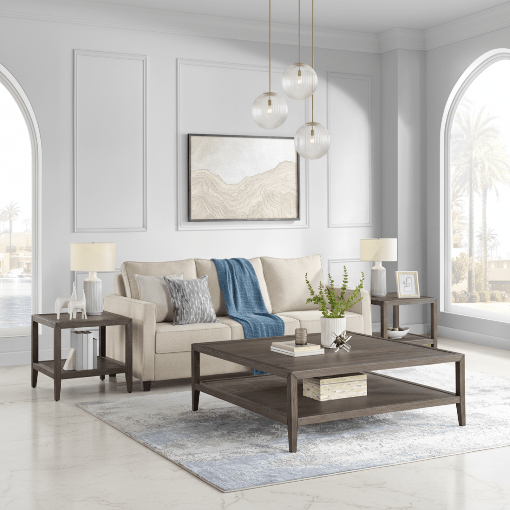 Whitewashed Oak Wood SideTable Coffee Tables| Roots Furniture