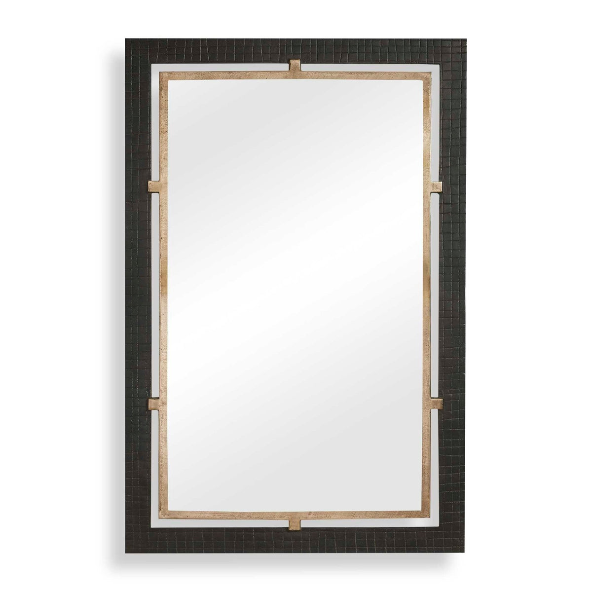 Guerra Walnut & Brass Mirror Mirrors| Uttermost