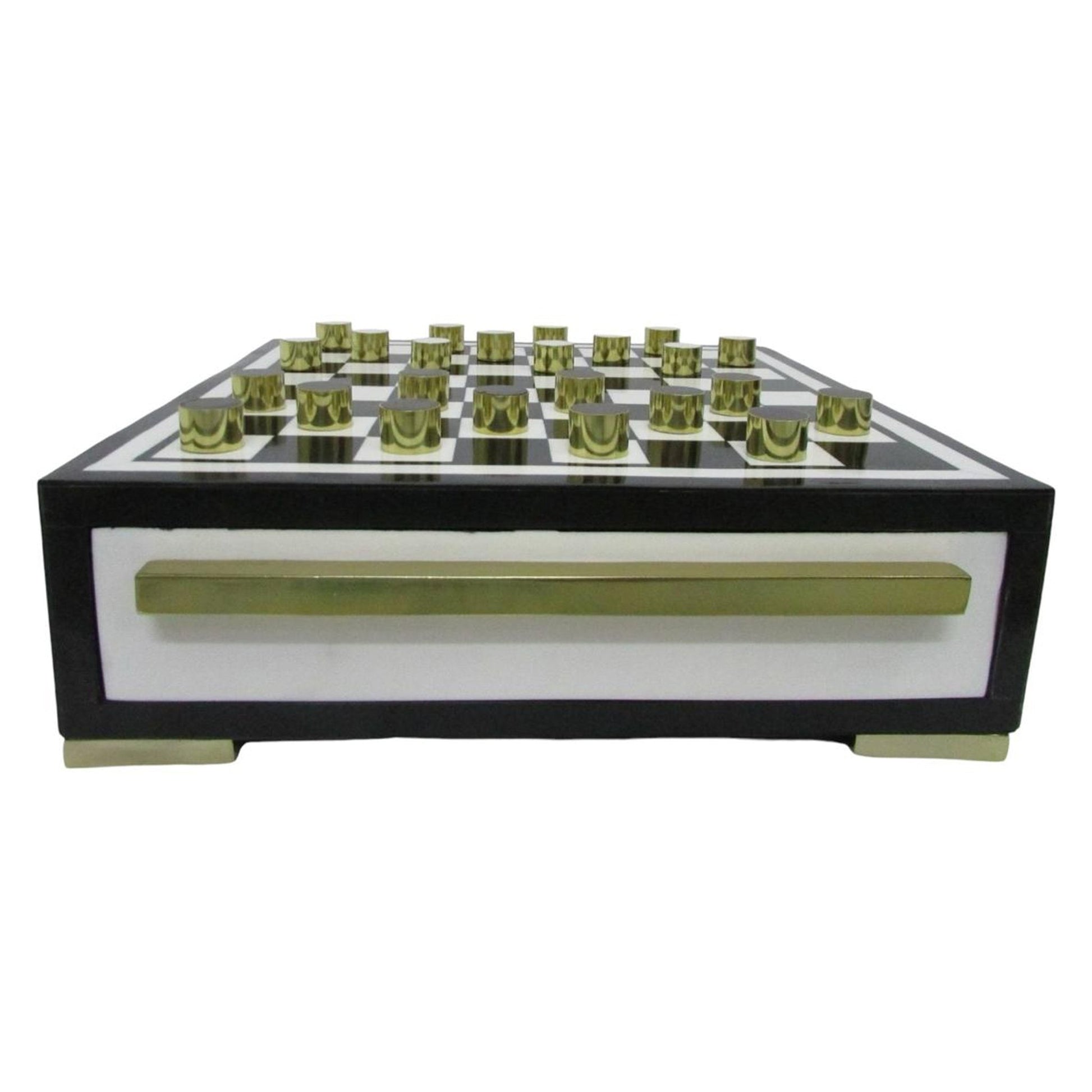 Guersney Checkers Set Table Decors| Sagebrook Home