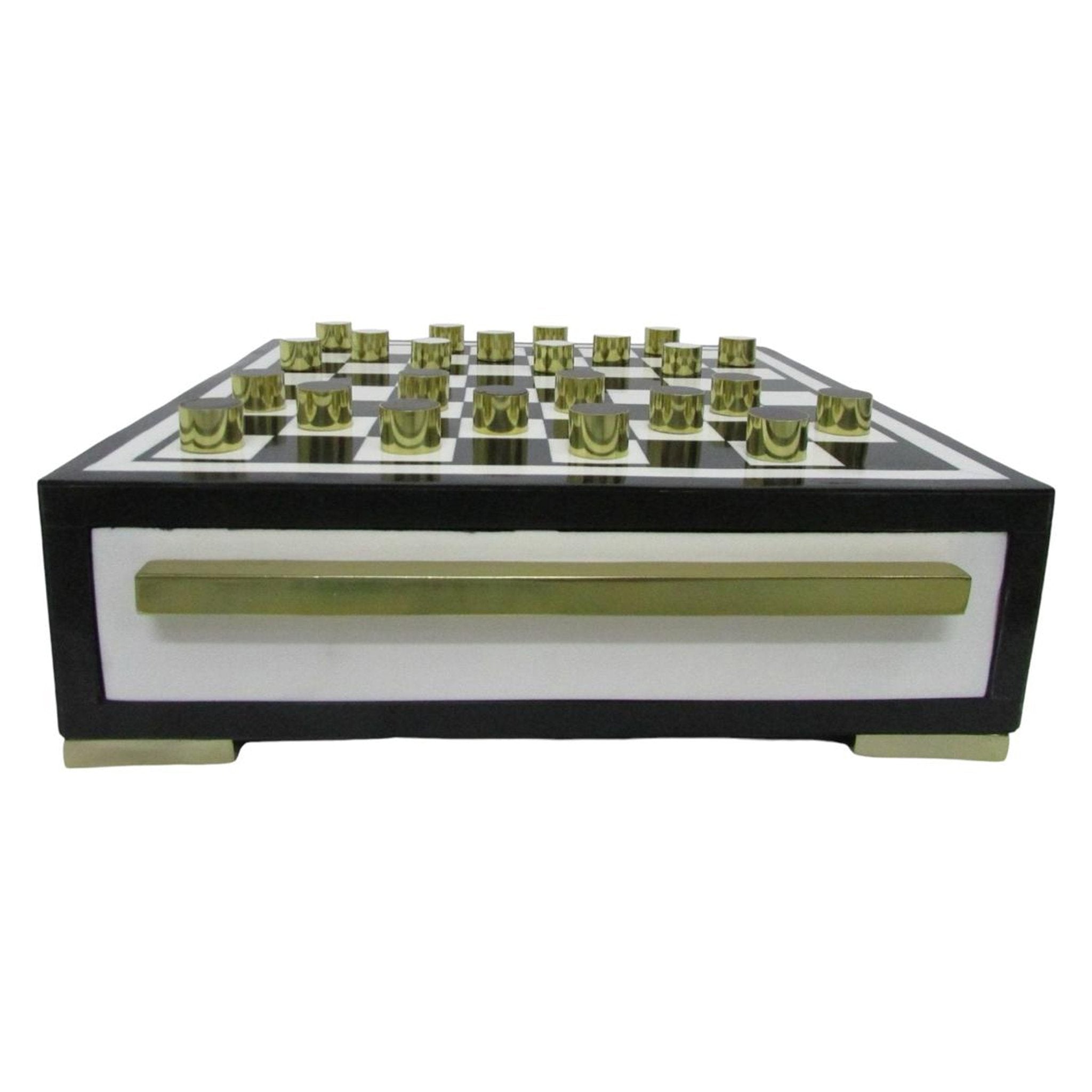 Guersney Checkers Set Table Decors| Sagebrook Home
