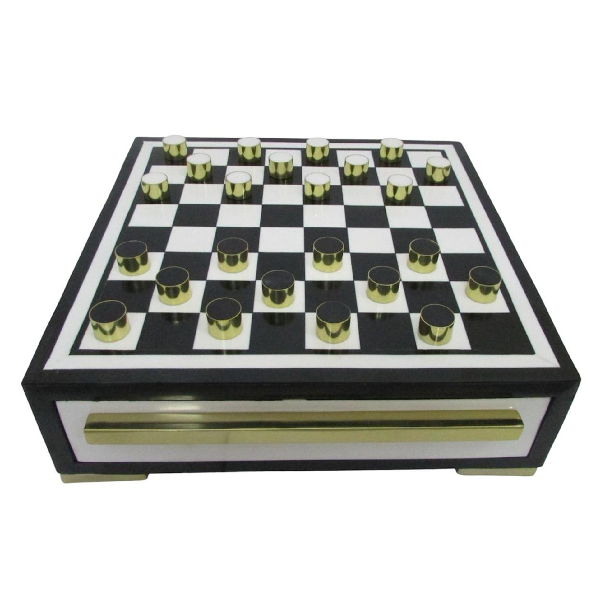 Guersney Checkers Set Table Decors| Sagebrook Home