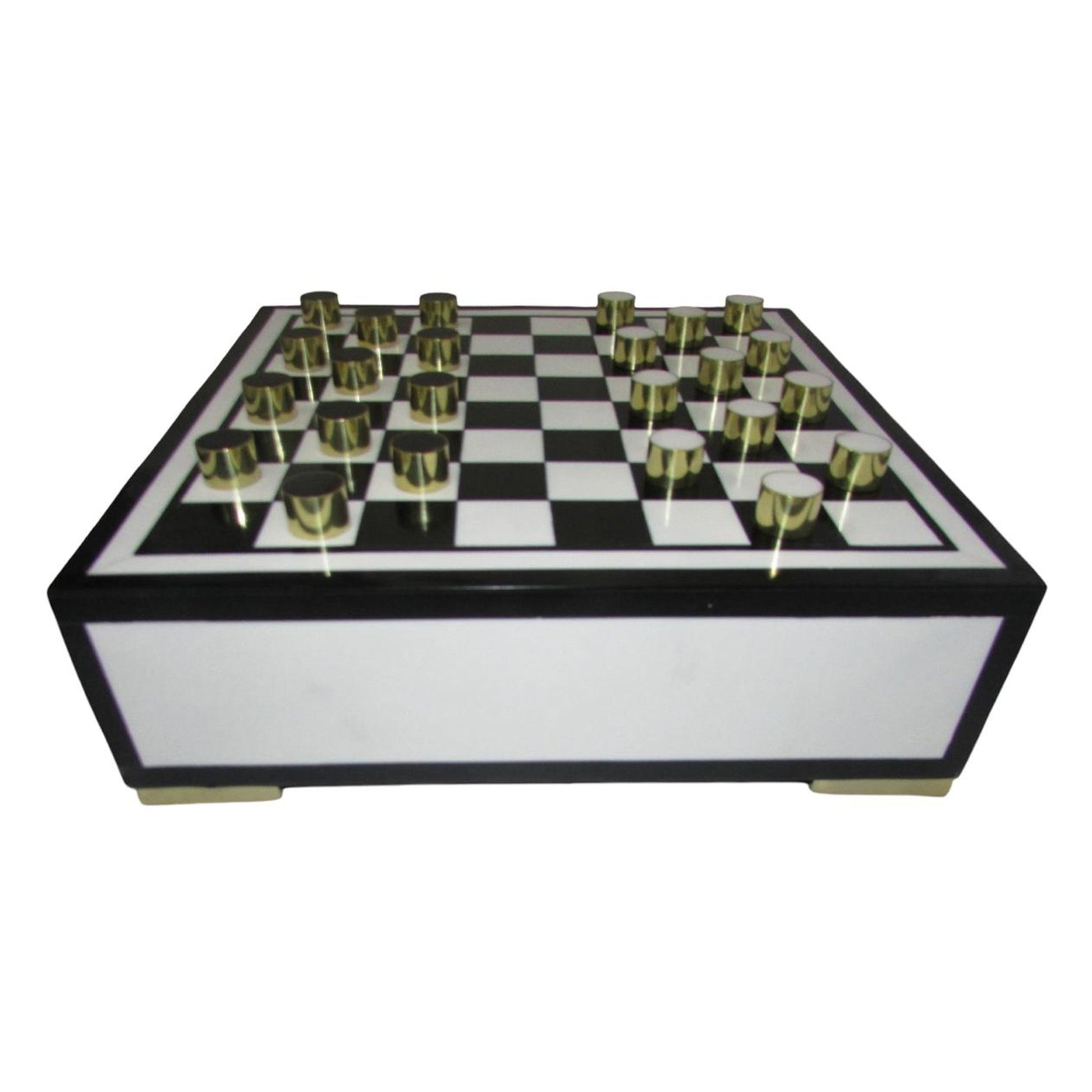 Guersney Checkers Set Table Decors| Sagebrook Home