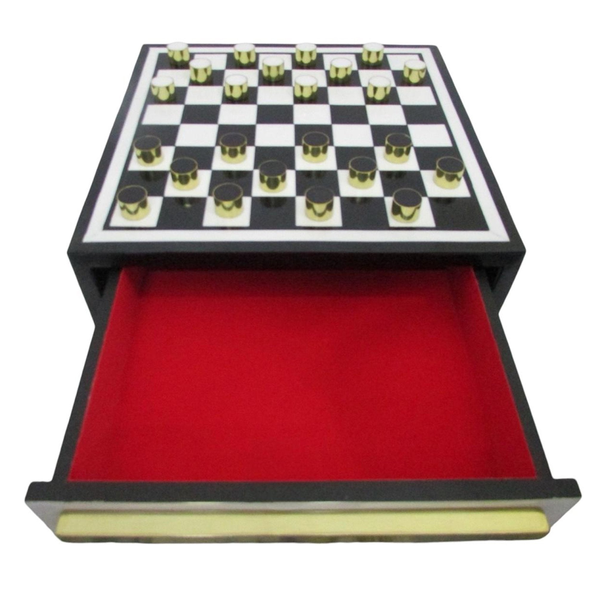 Guersney Checkers Set Table Decors| Sagebrook Home